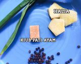 Gambar langkah 1 resipi Bubur Ayam Bersantan.