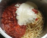 Hình bước làm 9 của món Cheese baked bolognese spaghetti