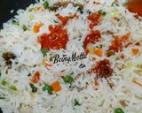 A picture of step 5 of Eight Treasure Veg Fried Rice.