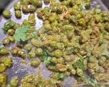 A picture of step 3 of Aloo Tikki stuffed with green Peas.