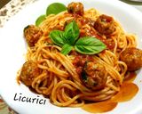 Pas rețetă Spaghetti "Lady and the Trump" 5 fotografie