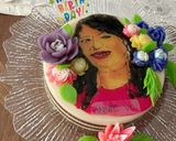 Hình bước làm 4 của món Birthday Cake