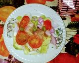 A picture of step 3 of Kachumber Salad.