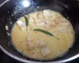 A picture of step 4 of Aloo posto.