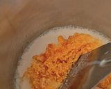 A picture of step 2 of Caramel Payasam in pressure cooker.
