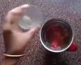 A picture of step 3 of Melon Mango Mocktail.