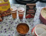 A picture of step 1 of Nagpur special famous dish spicy homemade saoji masala mutton.