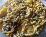 Foto del paso 1 de la receta: Tallarines con salsa (riquísimos, económicos y rápidos)