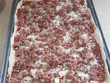 Pizza de res enlatada
