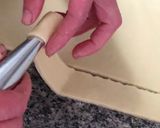 Foto del paso 5 de la receta: Cucuruchos rellenos de crema pastelera - especial año nuevo