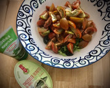 Foto del paso 2 de la receta: Trottole tricolor con bonito a la menta y albahaca