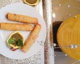 A picture of step 6 of Crispy chicken spring rolls #cookpadramadan #sehricontest.