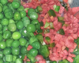 A picture of step 3 of Rava Upma.