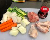 Foto del paso 1 de la receta: Ramen miso de pollo y shiitake