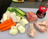 Foto del paso 1 de la receta: Ramen miso de pollo y shiitake
