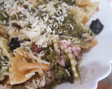 Foto del paso 5 de la receta: Pasta pesto, con trocitos de botifarra negra y chorizo al emmental