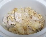 Foto del paso 4 de la receta Solomillos de pavo con manzana y almendras (en olla de cocción lenta)
