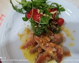 Foto del paso 3 de la receta: Salmonetes a la plancha con picada de almendra picante