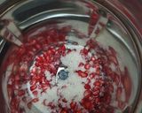 A picture of step 1 of Pomegranate Juice.