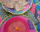 A picture of step 6 of Sindhi koki mani.