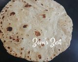 A picture of step 3 of Chickpea Sorghum Rice and Wheat flour blend Rotis.