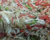 A picture of step 4 of Chicken spring roll.