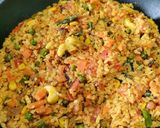 A picture of step 5 of Veggie Masala Poha/Flattered Rice.