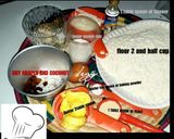 A picture of step 1 of Coconut bread.