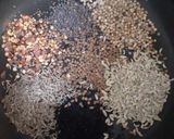A picture of step 1 of Achari Daal.