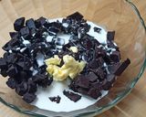 Gambar langkah 8 resipi Kek Batik 'Melting'/ Kek Batik Ganache Coklat.