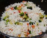 A picture of step 4 of Broccoli Pulao.