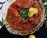 A picture of step 4 of Beef Qorma.