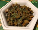 Une image de l'étape 16 de Aubergines aux carottes jaunes, persil, ail, oignon et épices.