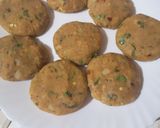 A picture of step 2 of Aloo dahi bara chat.