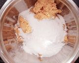 A picture of step 3 of Besan Ladoo.