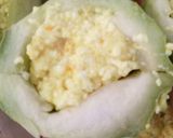A picture of step 6 of Paneer stuffed ridge gourd/ Niramish Jhinger Dolma.
