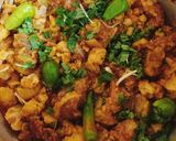 A picture of step 6 of گوبھی گوشت 😋😋.