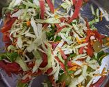 A picture of step 3 of Paneer tikka salad.