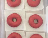 Foto langkah ke 6 dari resep Donat red velvet (tanpa kentang, satu telur, empuk).