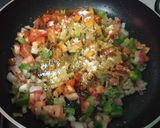 A picture of step 2 of Paneer bhurji.