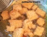 A picture of step 2 of Bread dry fruits Halwa.