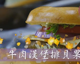 美式手作牛肉漢堡排貝果的食譜步驟10照片
