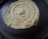 A picture of step 2 of Pesarattu (Sprouts Moong Dosa).