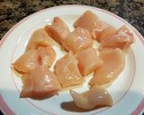 Foto del paso 1 de la receta: Wraps de pollo y cerdo