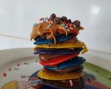 Foto del paso 4 de la receta: MINI PANQUEQUES Arcoíris !