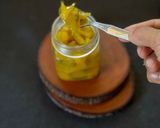 A picture of step 5 of Kancha Aam Morobba.