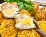 Foto del paso 19 de la receta: Huevos rellenos con bechamel y atún