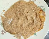 A picture of step 1 of Stuffed arbi with dry spices.