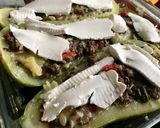 Foto del paso 6 de la receta: Zapallo italiano relleno con carne de soya