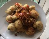 Foto langkah ke 10 dari resep Takoyaki tanpa cetakan.